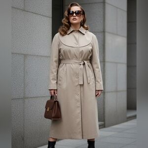 London Fog Elegant Brown Outerwear